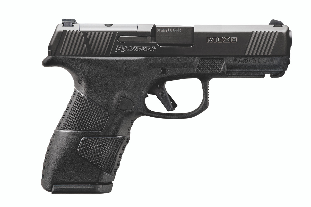  Mossberg MC-2c 9mm, 3.9" Barrel, Black, Polymer Frame, Optic Ready, 10rd