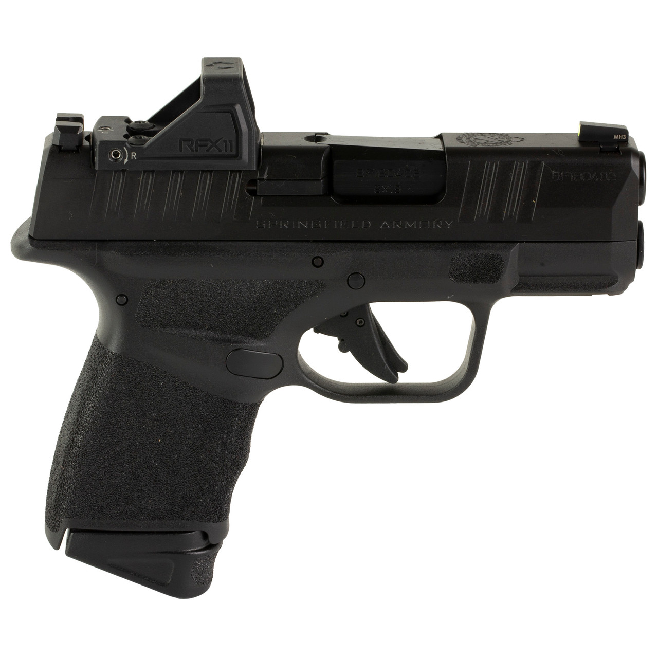Springfield Hellcat OSP Gear Up Package 9mm, 3" Barrel, Black, Viridian RFX-11 Reflex Sight, Range Bag, 11rd